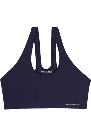 Sporty & Rich Sport-BH mit Logo-Print
