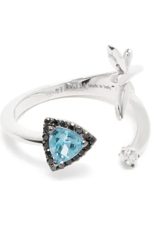 ANAPSARA 18kt Micro Trinity Weißgoldring mit Diamanten