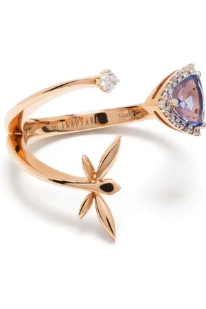 ANAPSARA 18kt Micro Trinity Rotgoldring mit Diamanten
