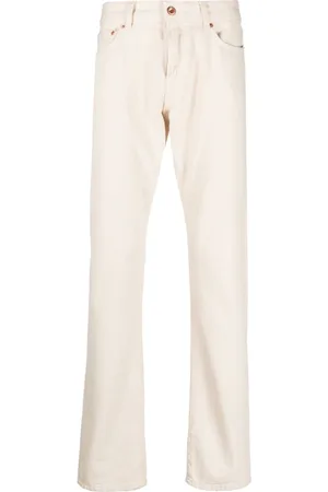Aspesi Halbhohe Straight-Leg-Jeans