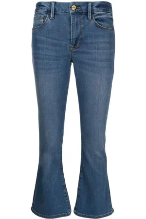 Frame Tief sitzende Schlagjeans