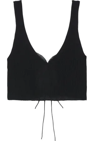 Cecilie Bahnsen Geripptes Cropped-Top