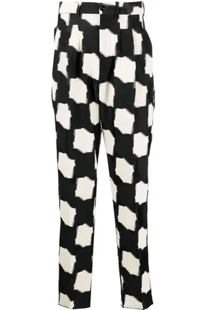 4SDESIGNS Hose mit geometrischem Print