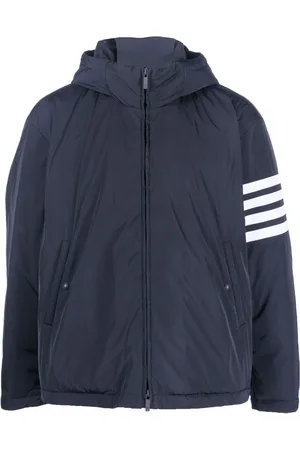 Thom Browne Gefütterte Jacke mit Streifen