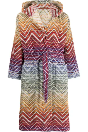 Missoni Bademantel mit Zickzack-Print