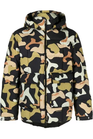 Woolrich Gefütterte Jacke mit abstraktem Print