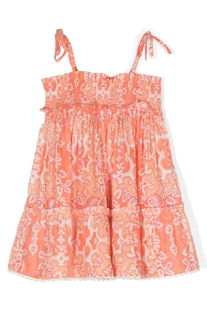 ZIMMERMANN Raie Kleid mit Raffungen