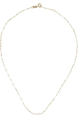 GIGI CLOZEAU 18kt Gelbgoldhalskette mit Opal
