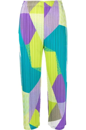 PLEATS PLEASE ISSEY MIYAKE Cropped-Hose mit Bügelfalten