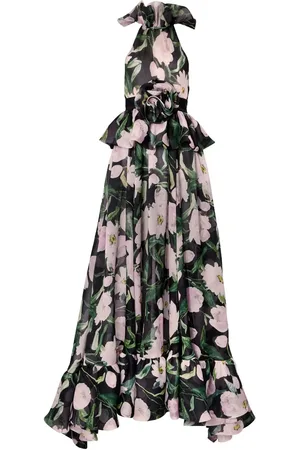 Carolina Herrera Klassisches Seidenkleid