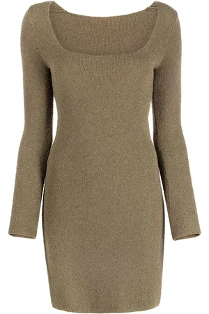 Nanushka Kleid mit eckigem Ausschnitt