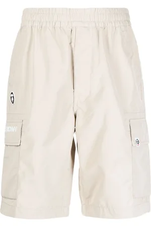 A Bathing Ape Cargo-Shorts mit Logo-Patch