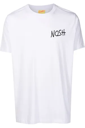 AMIR SLAMA T-Shirt mit Nosh-Print