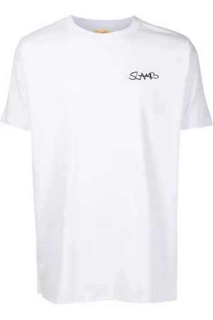 AMIR SLAMA T-Shirt mit Angel Demon-Print