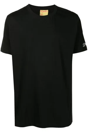 AMIR SLAMA T-Shirt mit Logo-Print