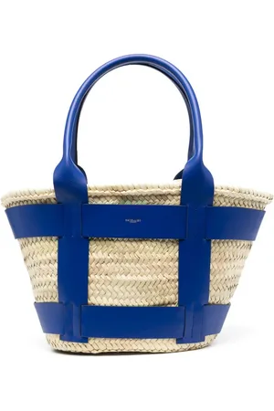 DeMellier The Maxi Santorini Tote Bag aus Raffiabast