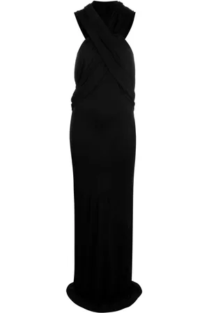 Saint Laurent Drapiertes Maxikleid