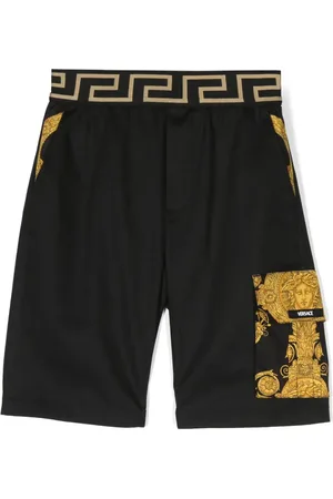 VERSACE Shorts mit barockem Print