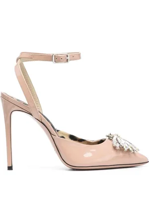 Philipp Plein Pumps aus Lackleder mit Kristallen