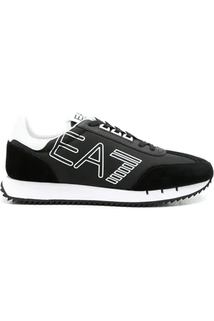 EA7 Sneakers mit Kontrasteinsätzen