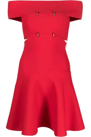 Alexander McQueen Schulterfreies Minikleid