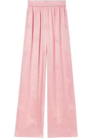 Burberry Jacquard-Hose mit weitem Bein