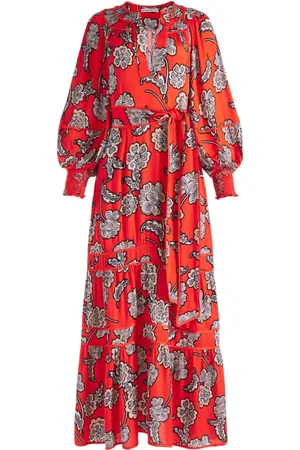 ALICE+OLIVIA Midikleid mit Blumen-Print