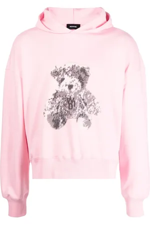 We11 Done Hoodie mit Teddy-Print