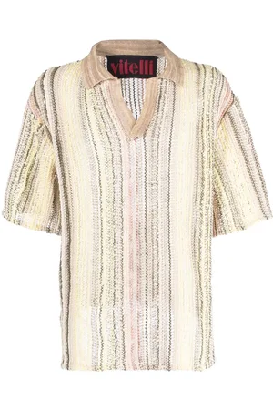 Vitelli Poloshirt mit Längsstreifen