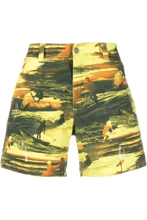 ERL Bermudas mit grafischem Print