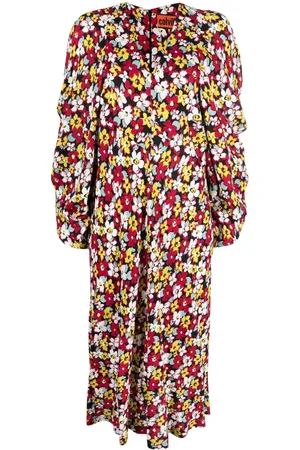 Colville Midikleid mit Blumen-Print