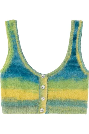 RE/DONE Meliertes Cropped-Top