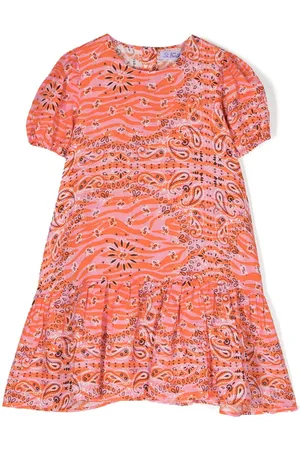 MC2 SAINT BARTH Ausgestelltes Kleid mit Paisley-Print