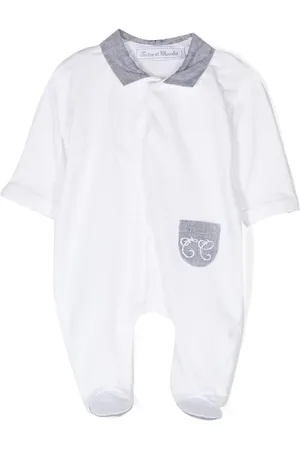Tartine Et Chocolat Pyjama mit Logo-Stickerei