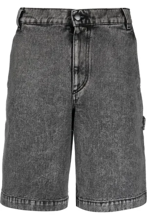 A-cold-wall* Ausgeblichene Jeans-Shorts