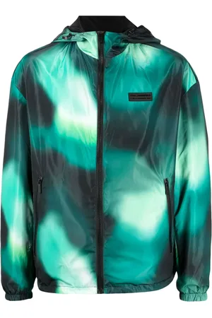 Karl Lagerfeld Wendbarer Windbreaker in Batikoptik