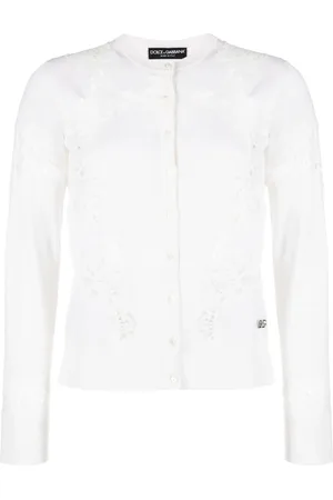 Dolce & Gabbana Cardigan mit Spitzeneinsätzen