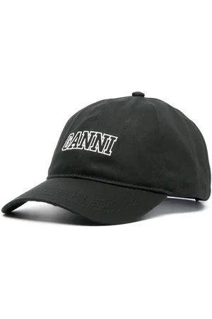 Ganni Baseballkappe mit Logo-Stickerei