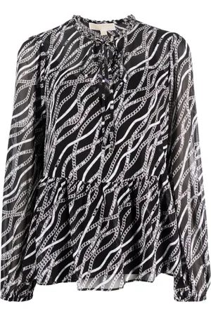 Michael Kors Bluse mit Ketten-Print
