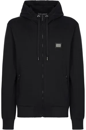 Dolce & Gabbana Hoodie mit Logo-Schild