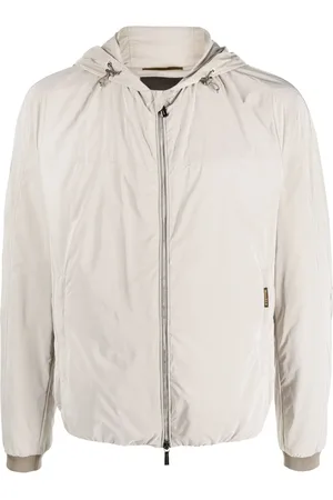 MOORER Jacke mit Logo-Schild