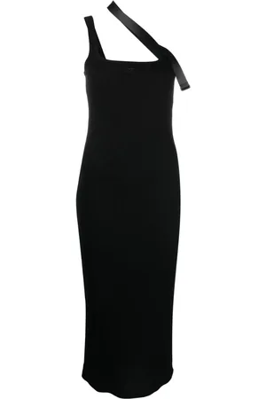 Courrèges Midikleid mit Trägerdetail