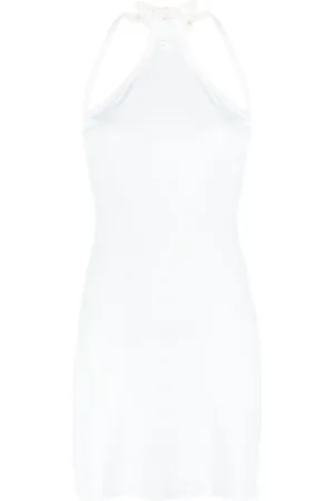 Courrèges Minikleid mit Logo-Stickerei