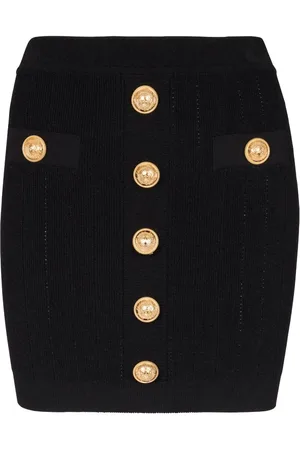 Balmain Gestrickter Minirock