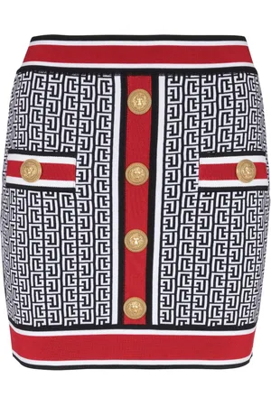 Balmain Gestrickter Minirock