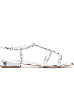 Miu Miu Sandalen mit Kristallen