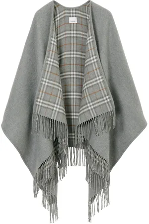 Burberry Wendbares Cape mit Karomuster
