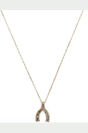 Adina Reyter 14kt Gelbgoldhalskette mit Diamanten