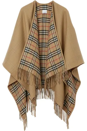 Burberry Wendbares Cape mit Karomuster