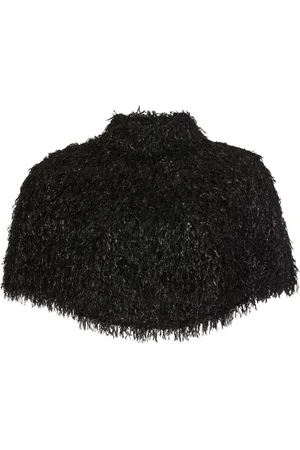 Unreal Fur Cape Verde Cropped-Cape